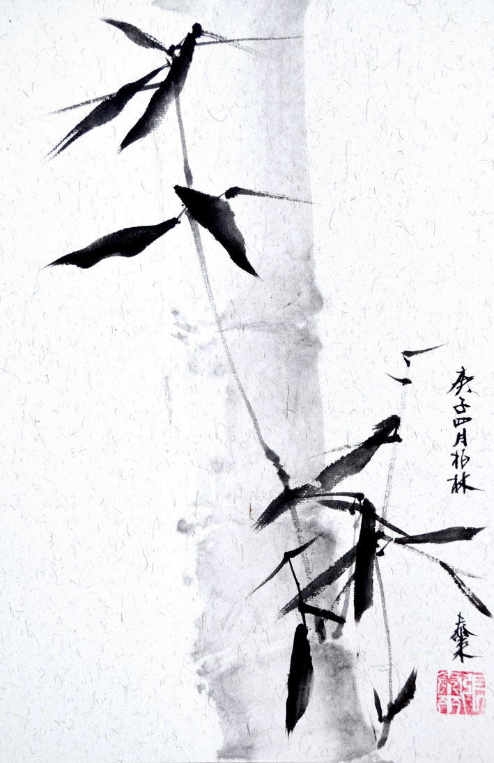 chinesicher Kunst japanischer Bambus Tusche Malerei,Tuschzeichnung und der  Tuschmaler | Galerie Teesign 77 Berlin